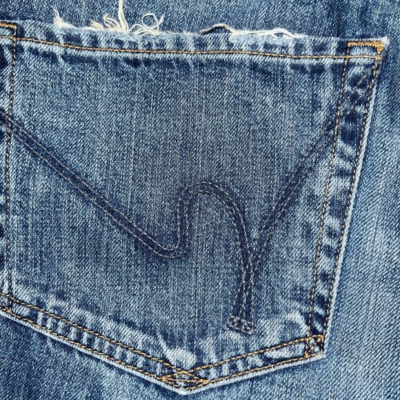 Vintage Y2K CofH CITIZENS OF HUMANITY SID BLUE JEANS - Made in USA -Size W31 L32 - Picture 15 of 16